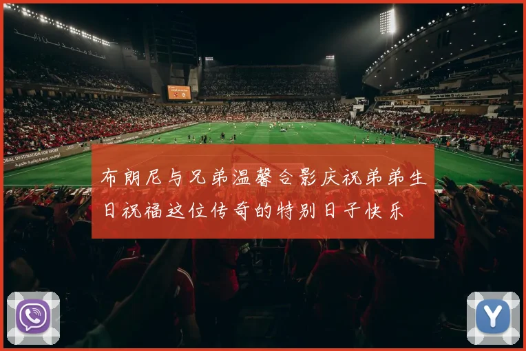 布朗尼与兄弟温馨合影庆祝弟弟生日祝福这位传奇的特别日子快乐
